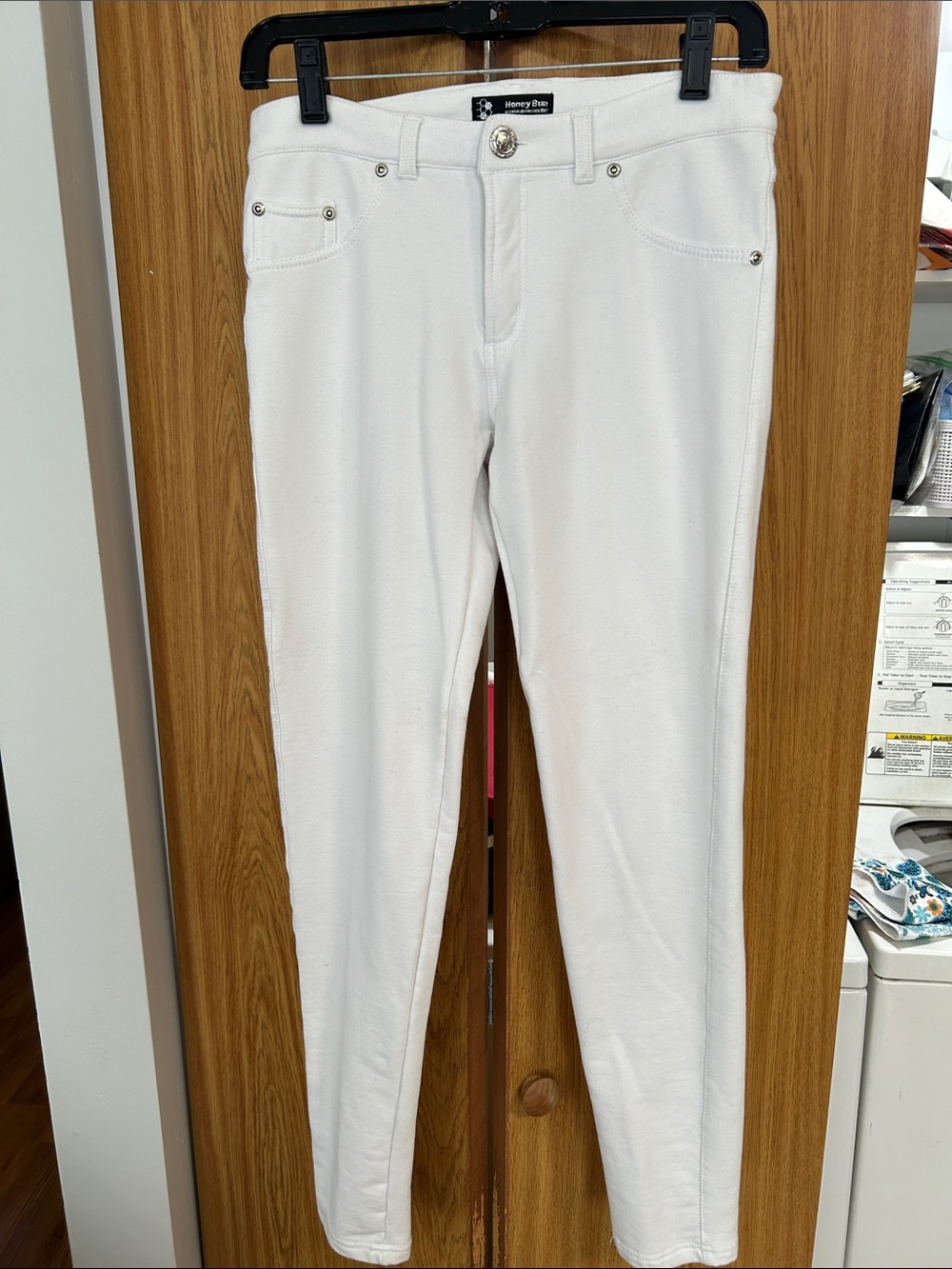 Honey Bun White Skinny Jeans - Sleek Women's Fit